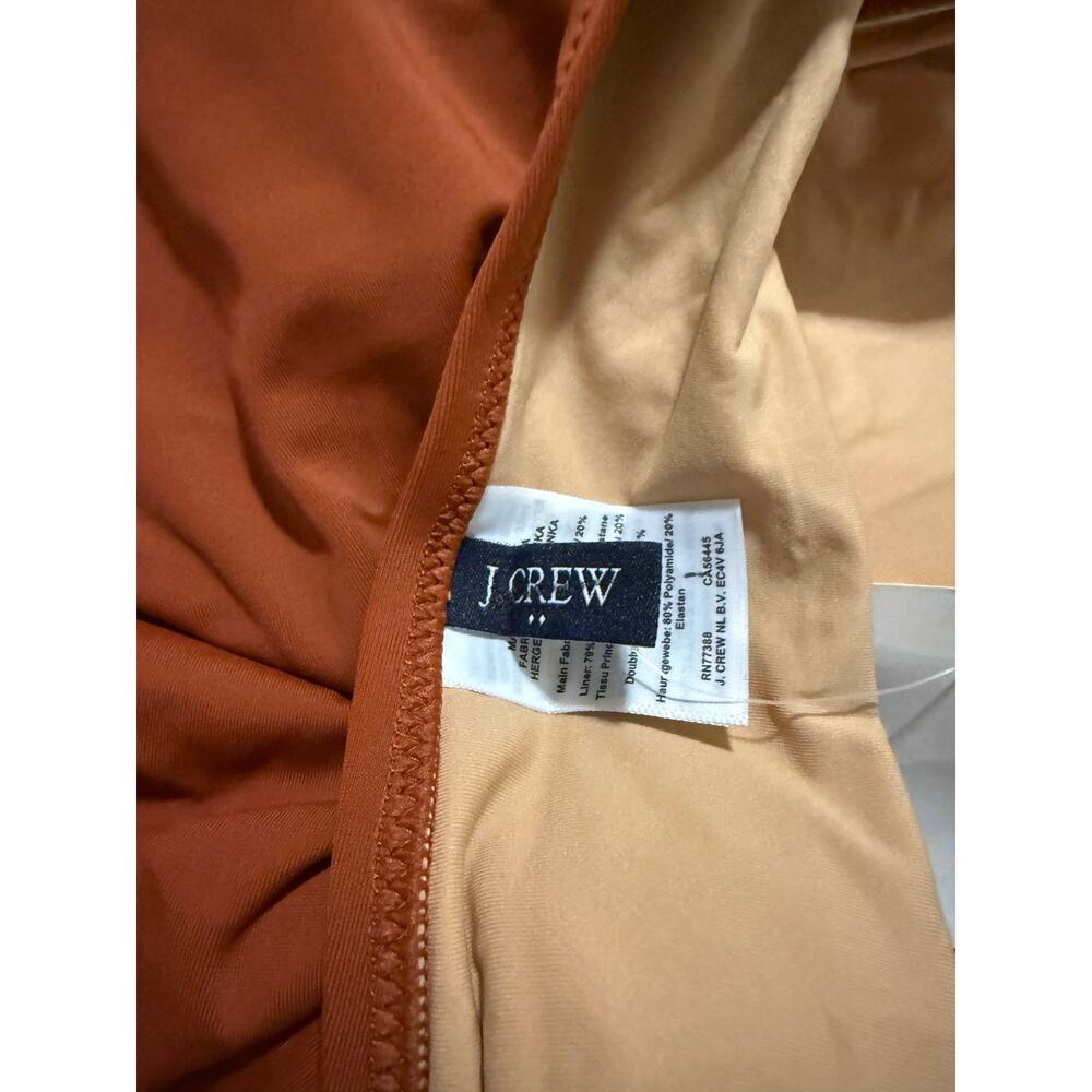 J.Crew Factory Women Swimsuit Swimwear One Piece Large Rust Brown - Picture 7 of 11
